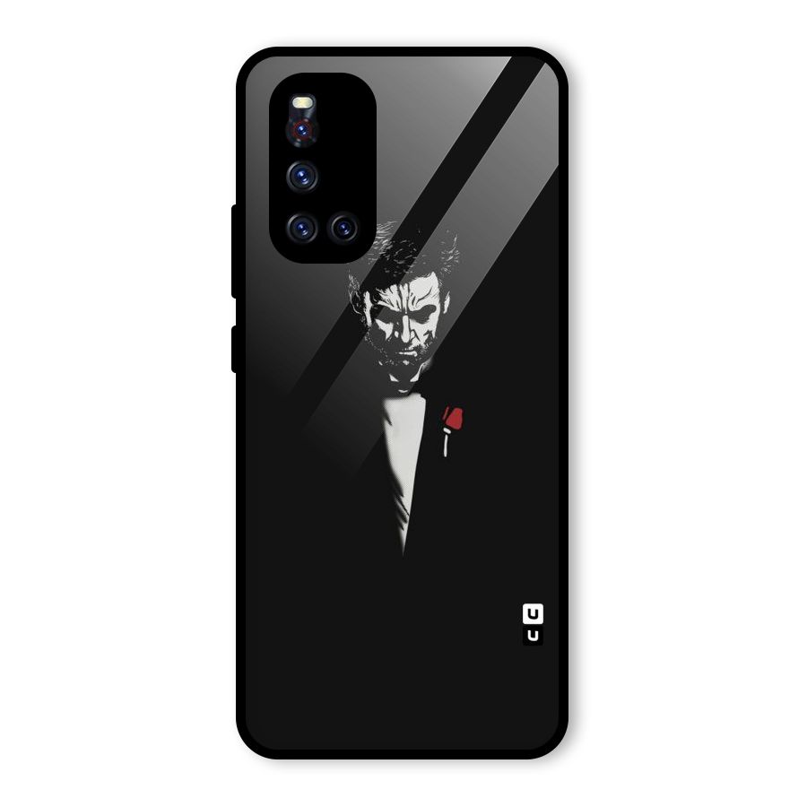 Rose Man Glass Back Case for Vivo V19