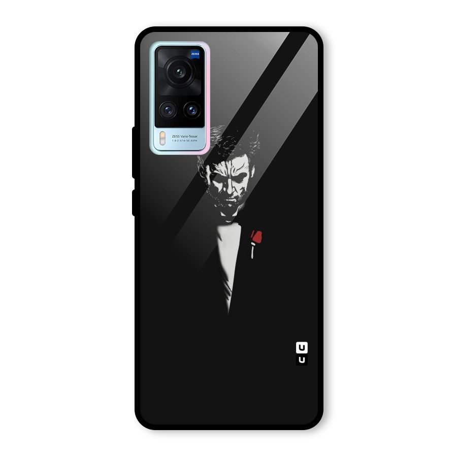 Rose Man Glass Back Case for Vivo X60