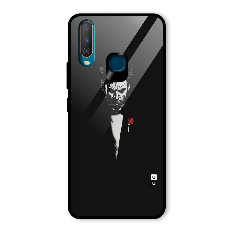 Rose Man Glass Back Case for Vivo Y17