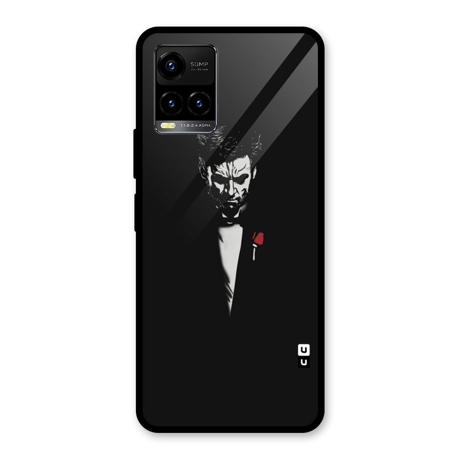 Rose Man Glass Back Case for Vivo Y21T