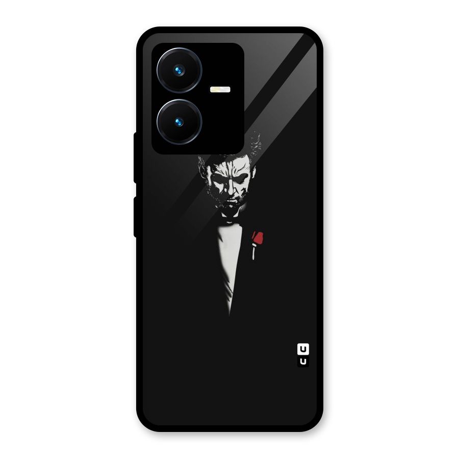 Rose Man Glass Back Case for Vivo Y22