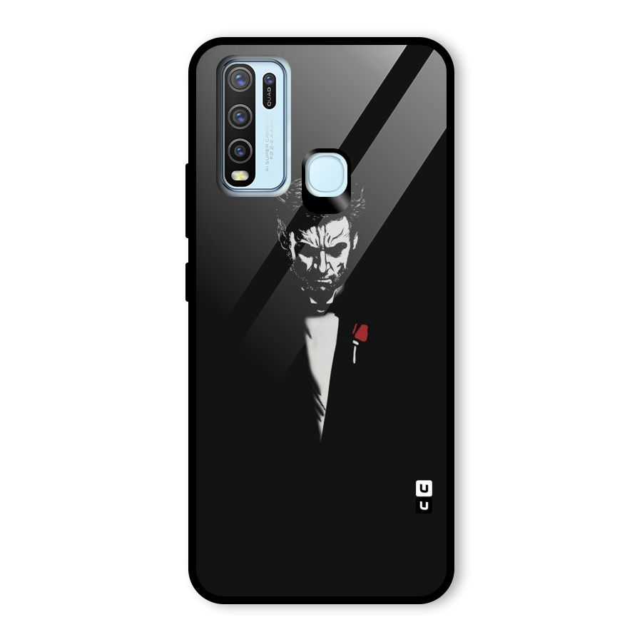 Rose Man Glass Back Case for Vivo Y50