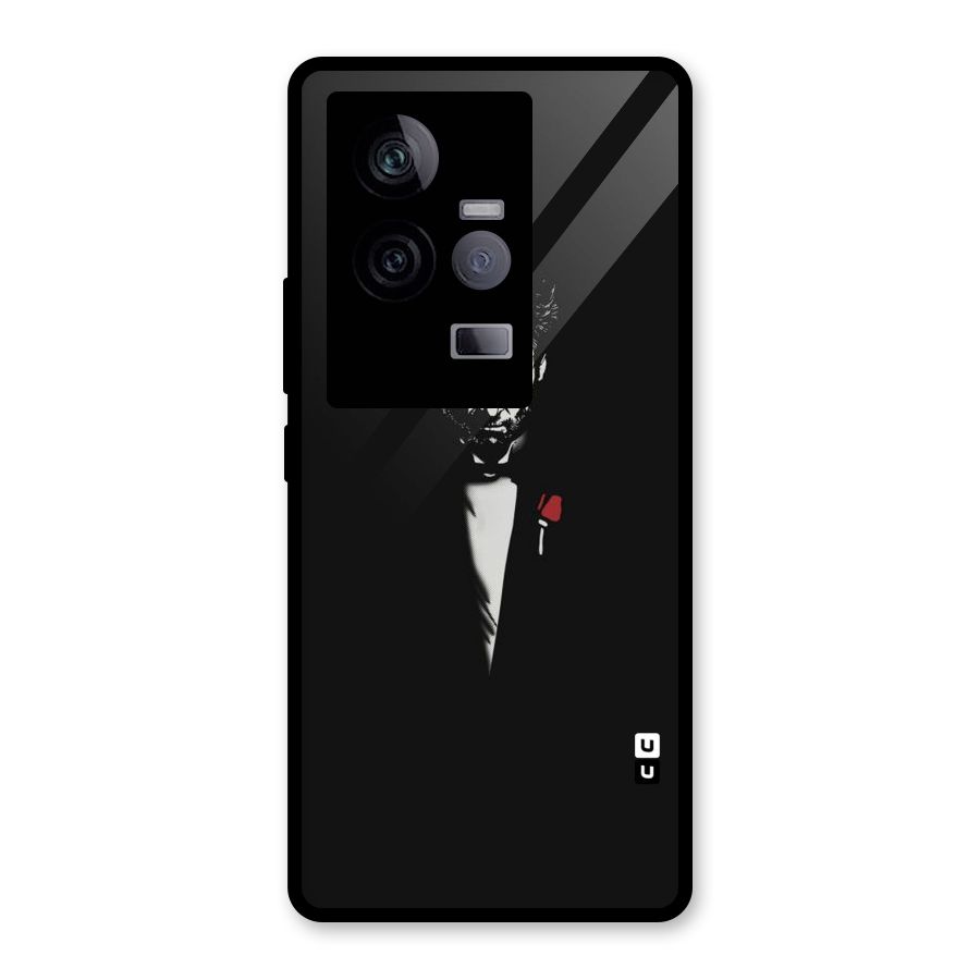 Rose Man Glass Back Case for Vivo iQOO 11 5G
