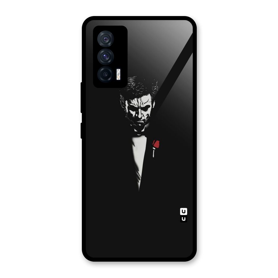 Rose Man Glass Back Case for Vivo iQOO 7 5G
