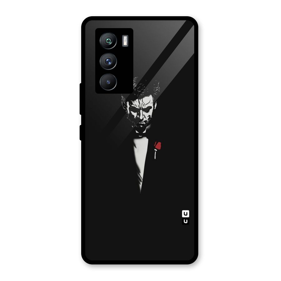 Rose Man Glass Back Case for Vivo iQOO 9 SE