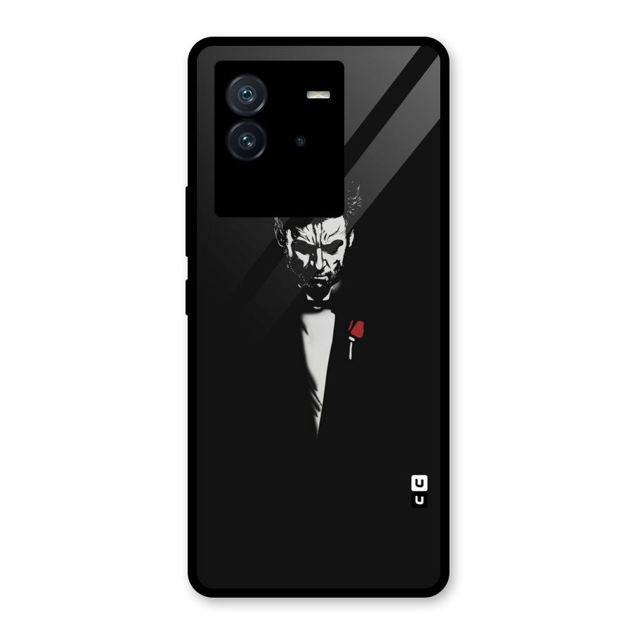 Rose Man Glass Back Case for Vivo iQOO Neo 6 5G