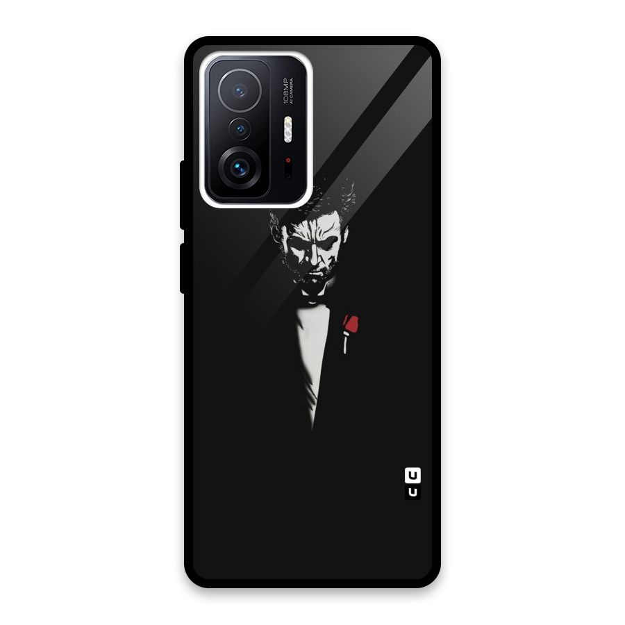 Rose Man Glass Back Case for Xiaomi 11T Pro