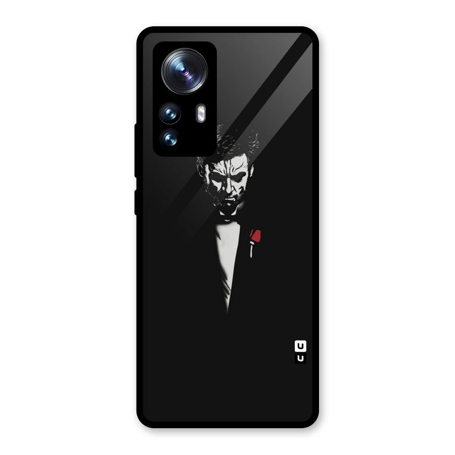 Rose Man Glass Back Case for Xiaomi 12 Pro