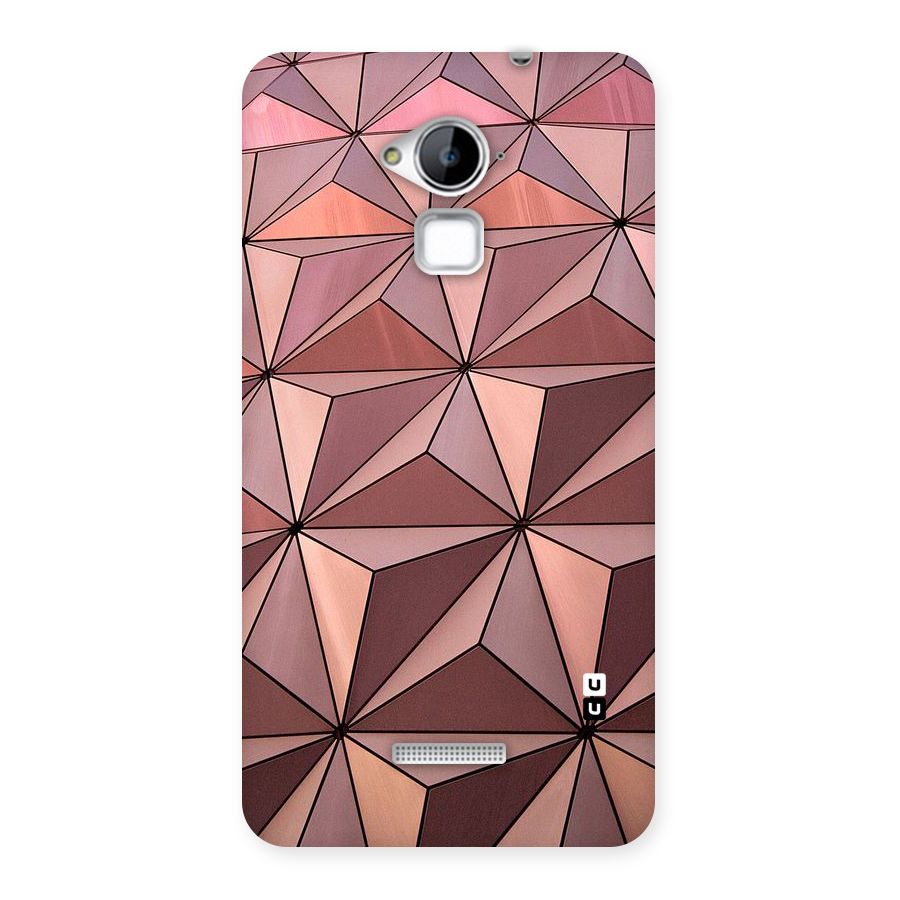 Rosegold Abstract Shapes Back Case for Coolpad Note 3