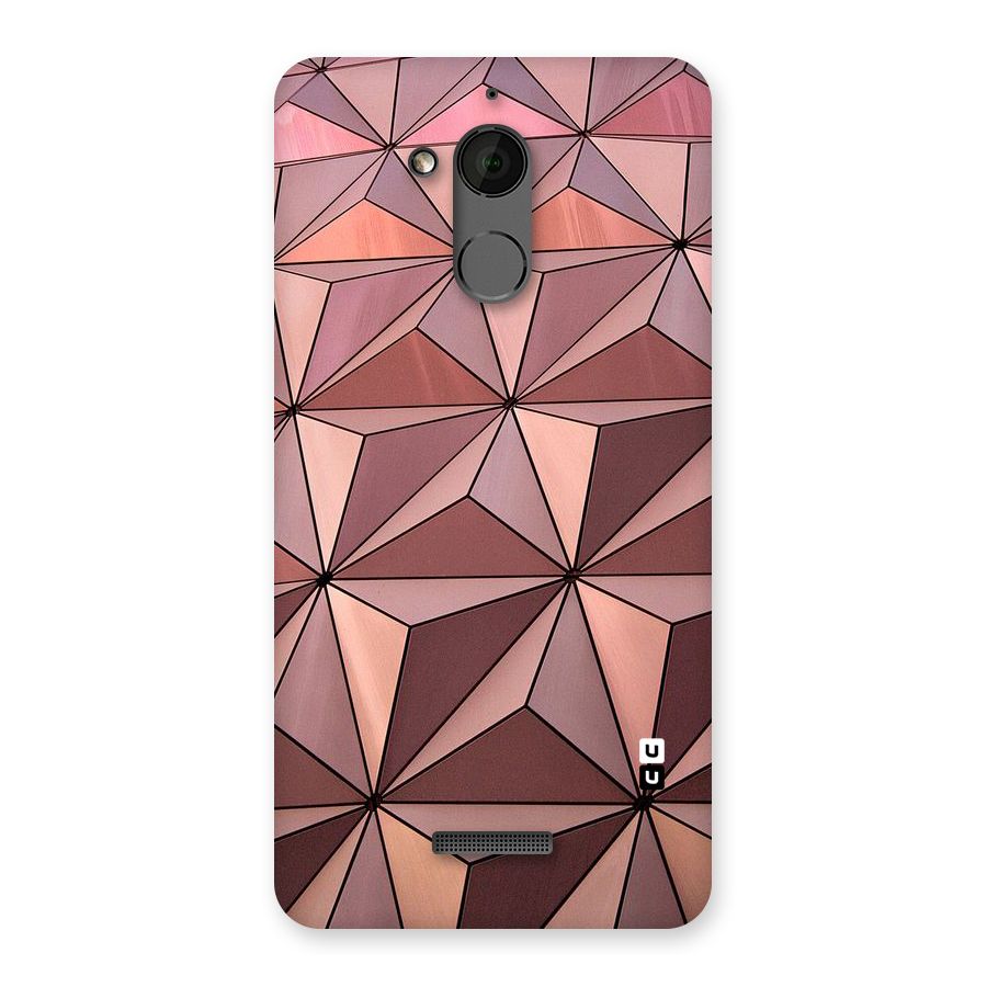 Rosegold Abstract Shapes Back Case for Coolpad Note 5