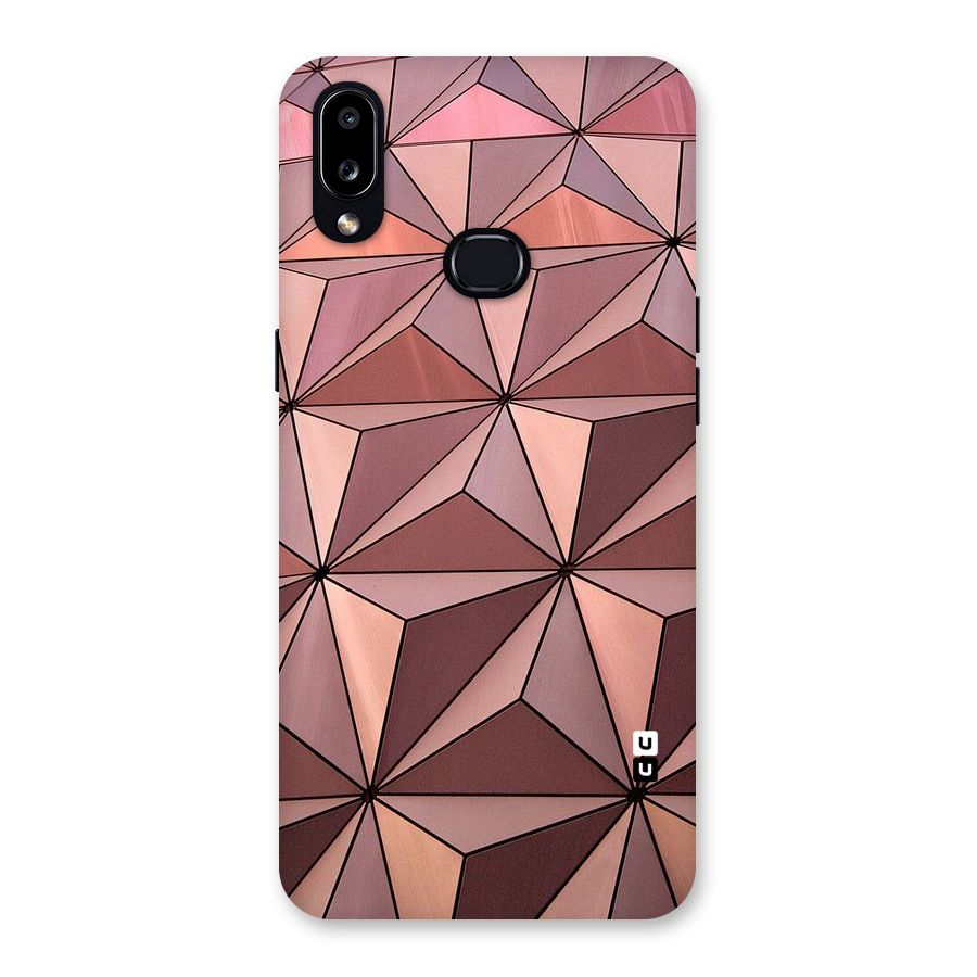 Rosegold Abstract Shapes Back Case for Galaxy A10s