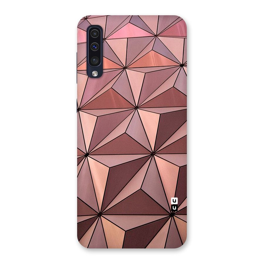 Rosegold Abstract Shapes Back Case for Galaxy A50s
