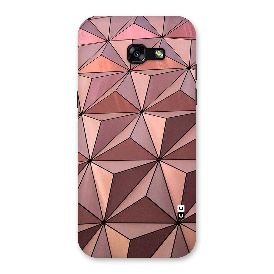 Rosegold Abstract Shapes Back Case for Galaxy A5 2017