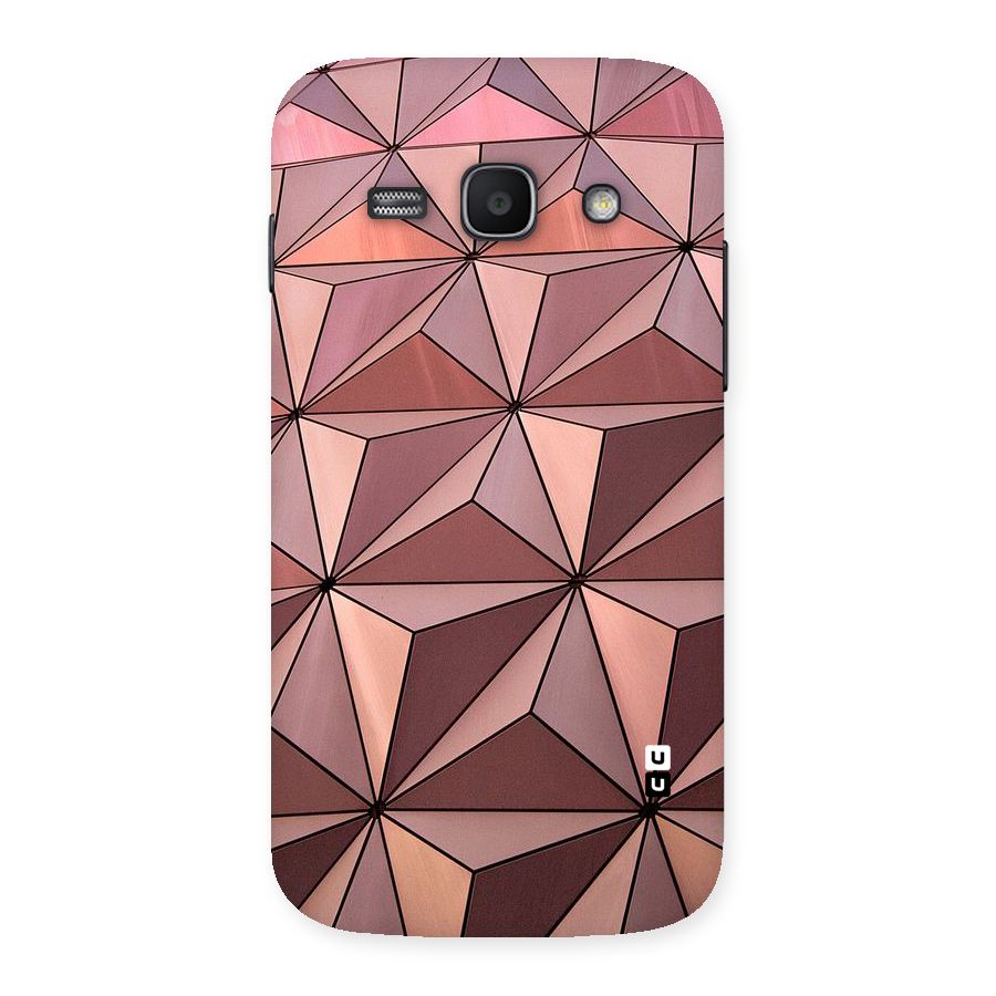 Rosegold Abstract Shapes Back Case for Galaxy Ace 3
