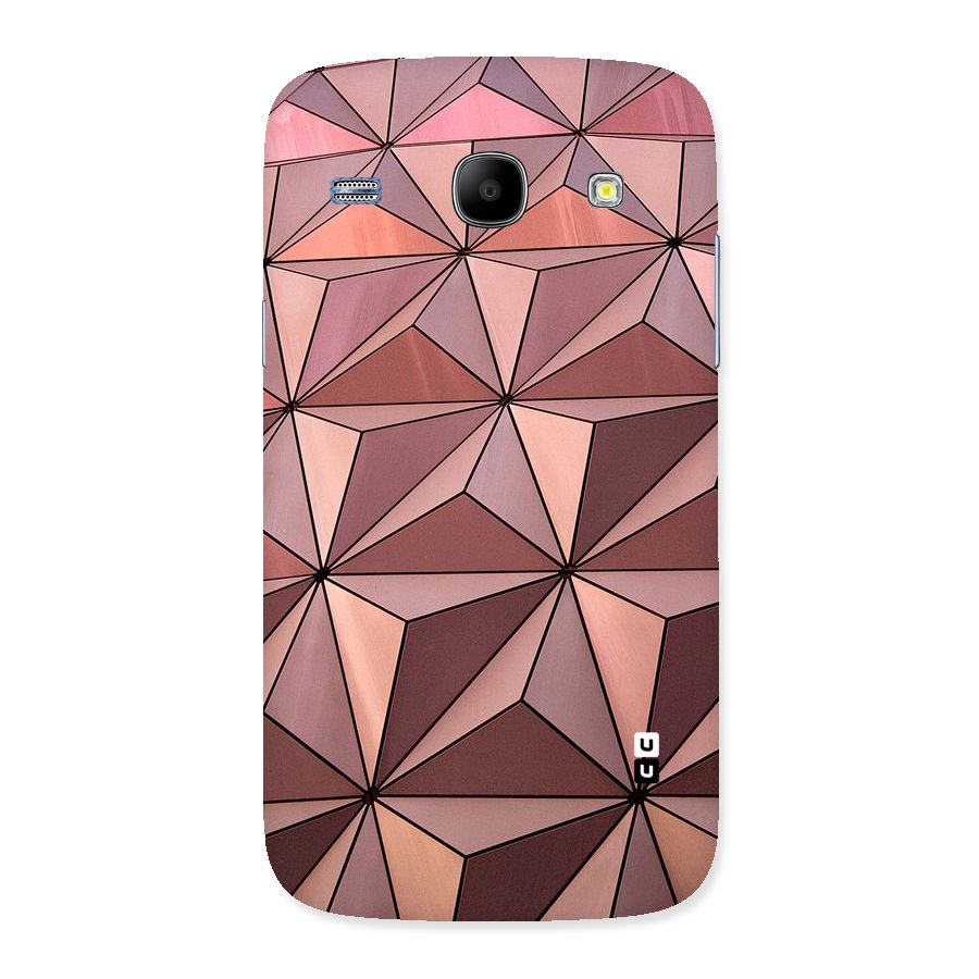 Rosegold Abstract Shapes Back Case for Galaxy Core