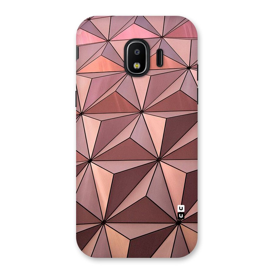 Rosegold Abstract Shapes Back Case for Galaxy J2 Pro 2018
