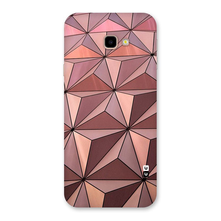 Rosegold Abstract Shapes Back Case for Galaxy J4 Plus