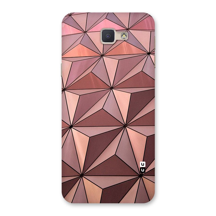Rosegold Abstract Shapes Back Case for Galaxy J5 Prime