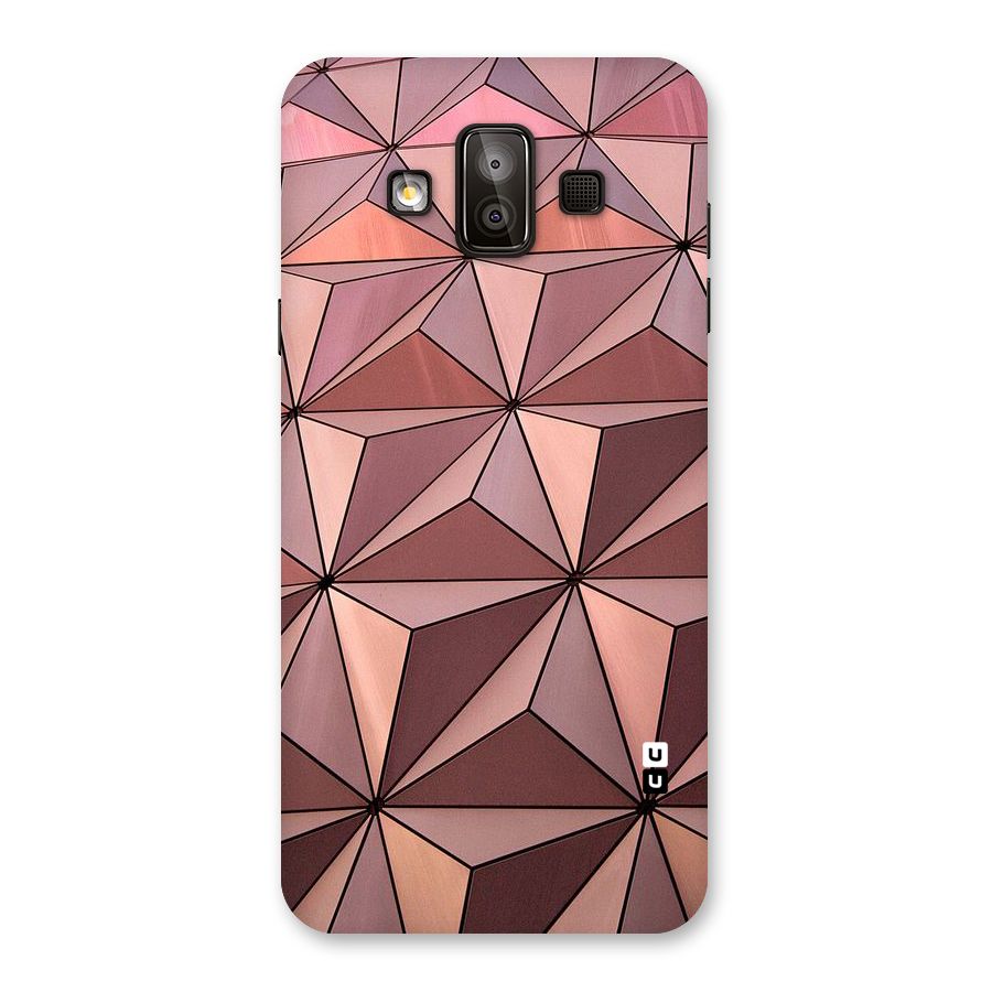 Rosegold Abstract Shapes Back Case for Galaxy J7 Duo