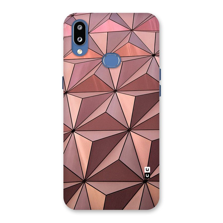 Rosegold Abstract Shapes Back Case for Galaxy M01s