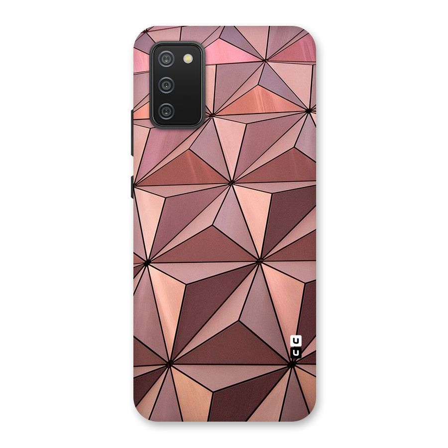 Rosegold Abstract Shapes Back Case for Galaxy M02s