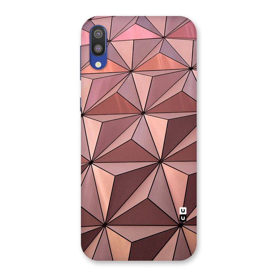 Rosegold Abstract Shapes Back Case for Galaxy M10