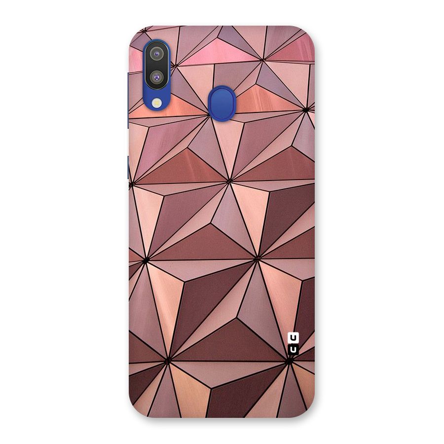 Rosegold Abstract Shapes Back Case for Galaxy M20