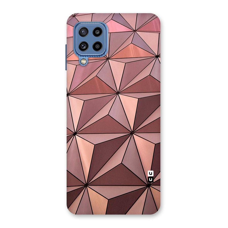 Rosegold Abstract Shapes Back Case for Galaxy M32