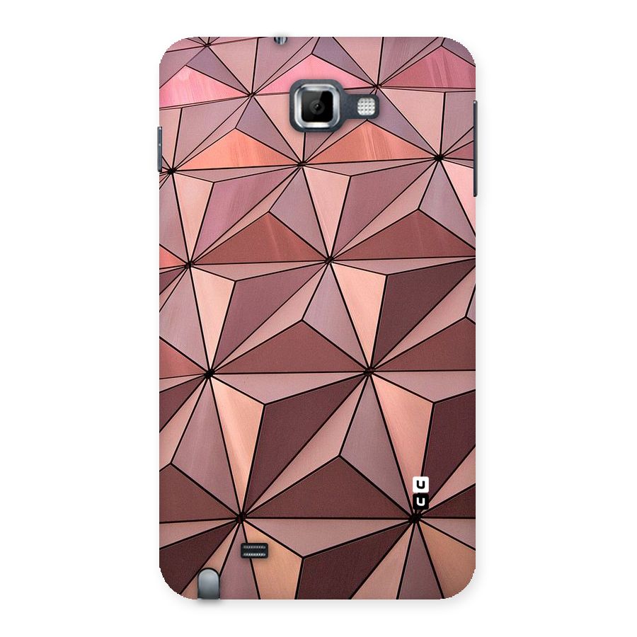 Rosegold Abstract Shapes Back Case for Galaxy Note