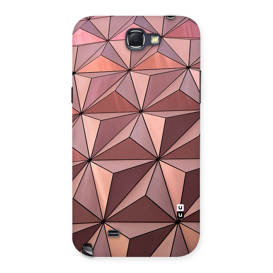 Rosegold Abstract Shapes Back Case for Galaxy Note 2