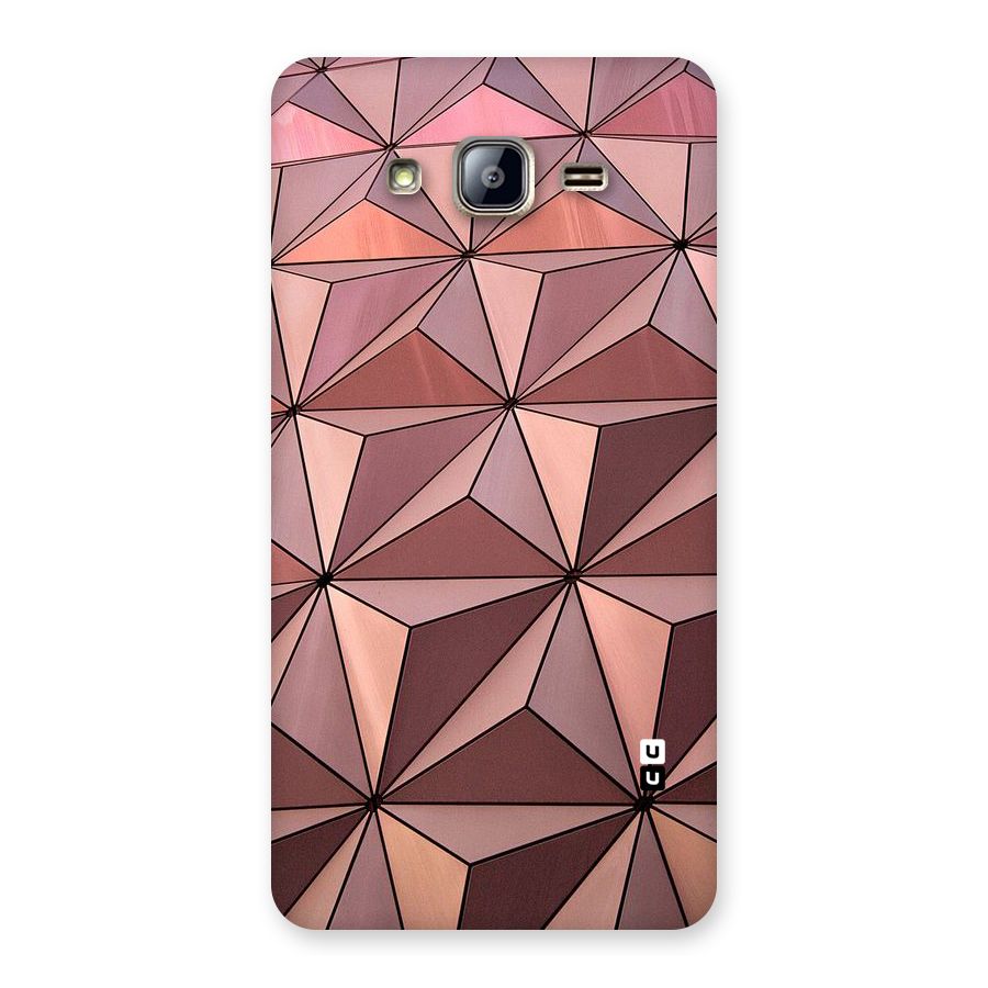 Rosegold Abstract Shapes Back Case for Galaxy On5