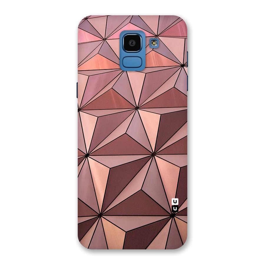 Rosegold Abstract Shapes Back Case for Galaxy On6
