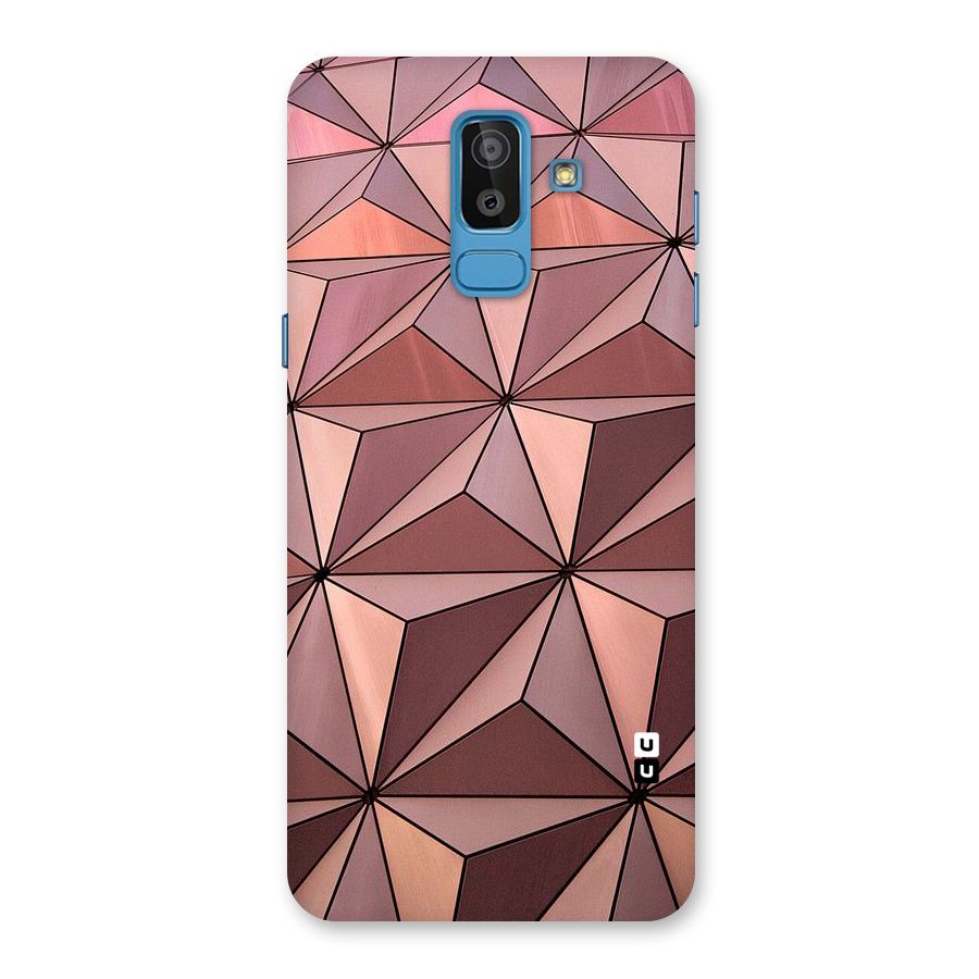 Rosegold Abstract Shapes Back Case for Galaxy On8 (2018)