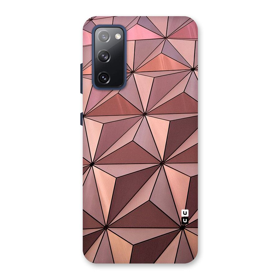 Rosegold Abstract Shapes Back Case for Galaxy S20 FE