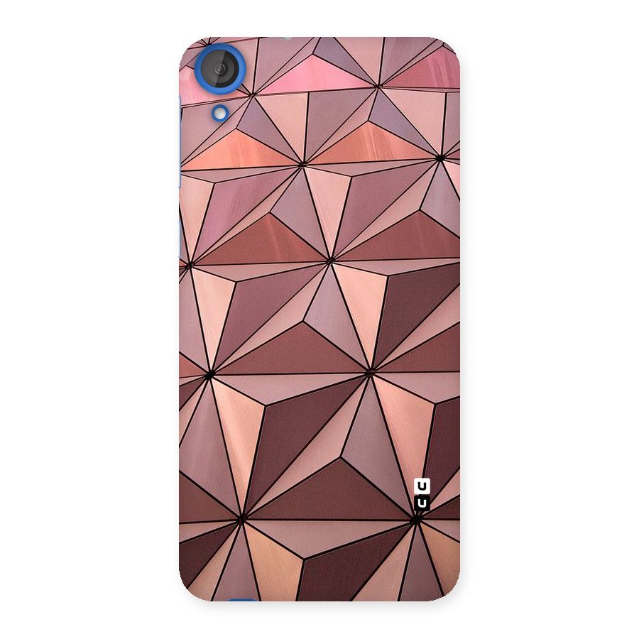 Rosegold Abstract Shapes Back Case for HTC Desire 820