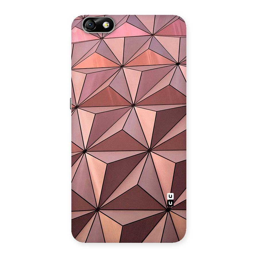 Rosegold Abstract Shapes Back Case for Honor 4X