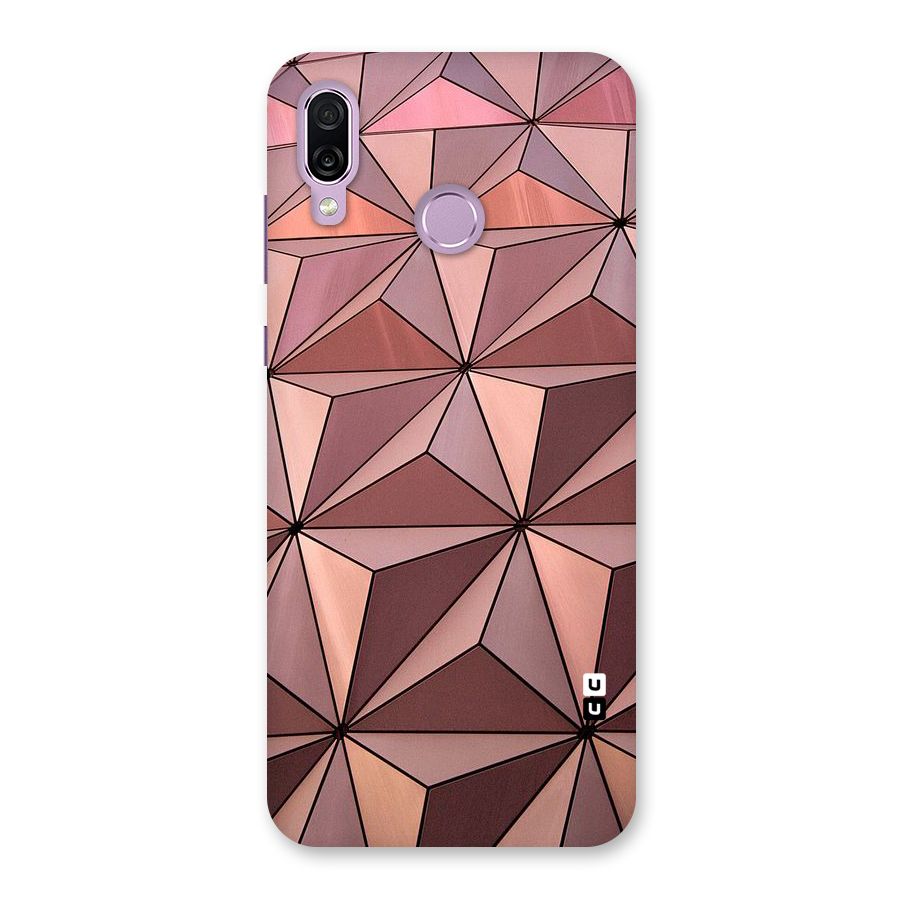Rosegold Abstract Shapes Back Case for Honor Play