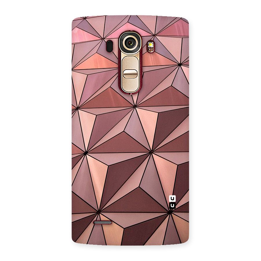 Rosegold Abstract Shapes Back Case for LG G4