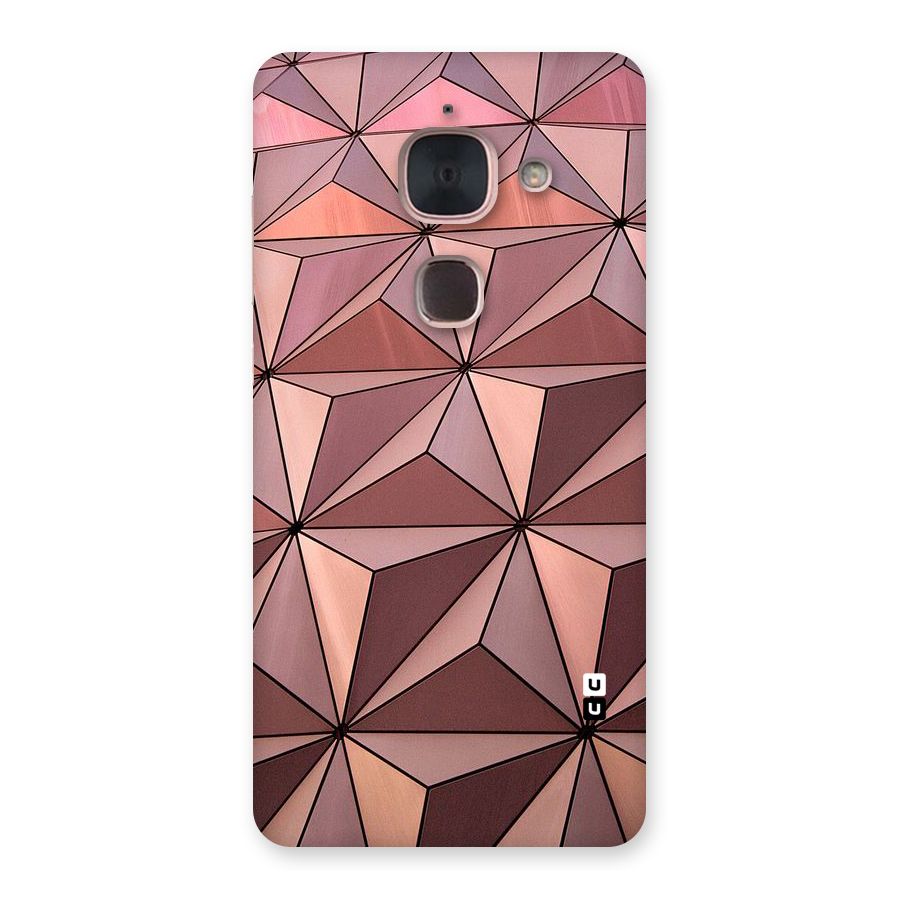 Rosegold Abstract Shapes Back Case for Le Max 2