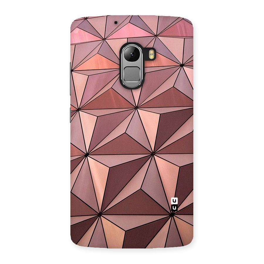 Rosegold Abstract Shapes Back Case for Lenovo K4 Note