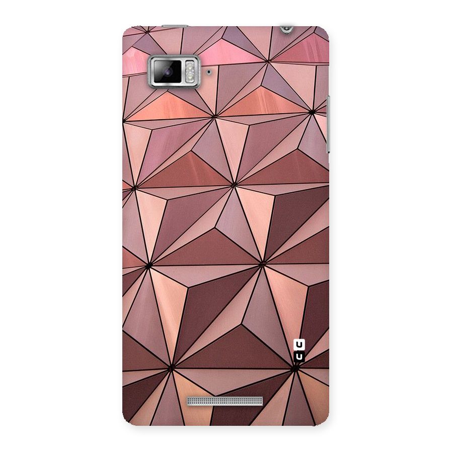 Rosegold Abstract Shapes Back Case for Lenovo Vibe Z K910