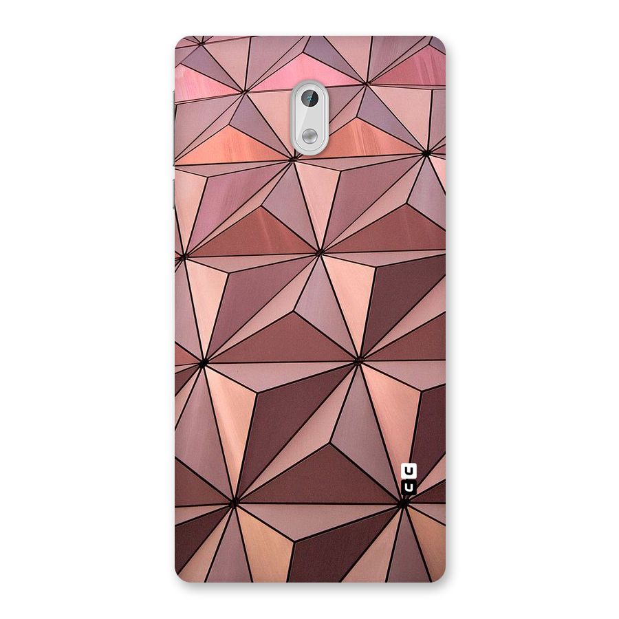 Rosegold Abstract Shapes Back Case for Nokia 3