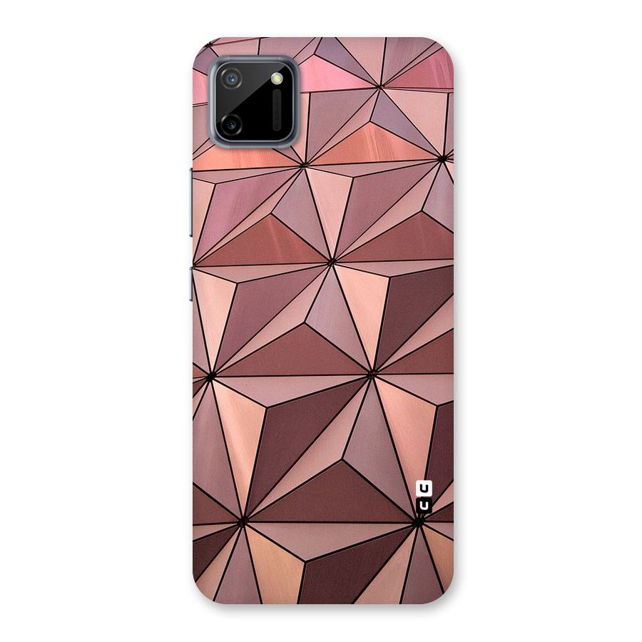 Rosegold Abstract Shapes Back Case for Realme C11