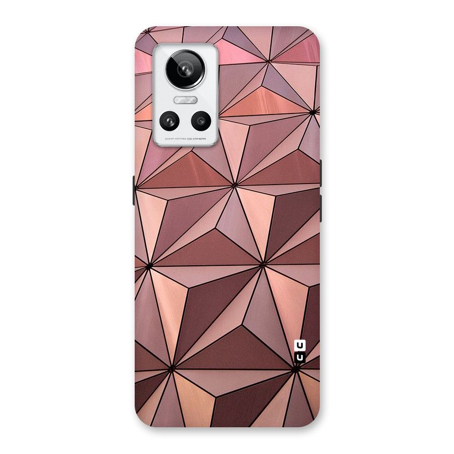 Rosegold Abstract Shapes Back Case for Realme GT Neo 3
