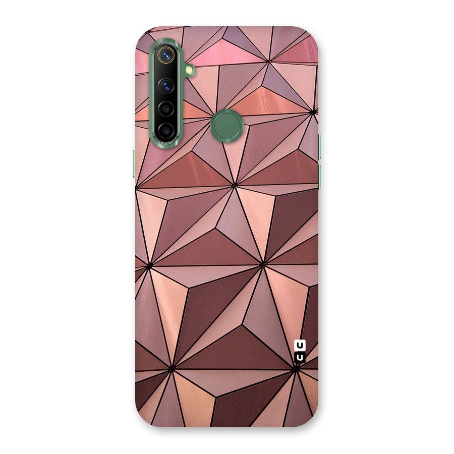 Rosegold Abstract Shapes Back Case for Realme Narzo 10