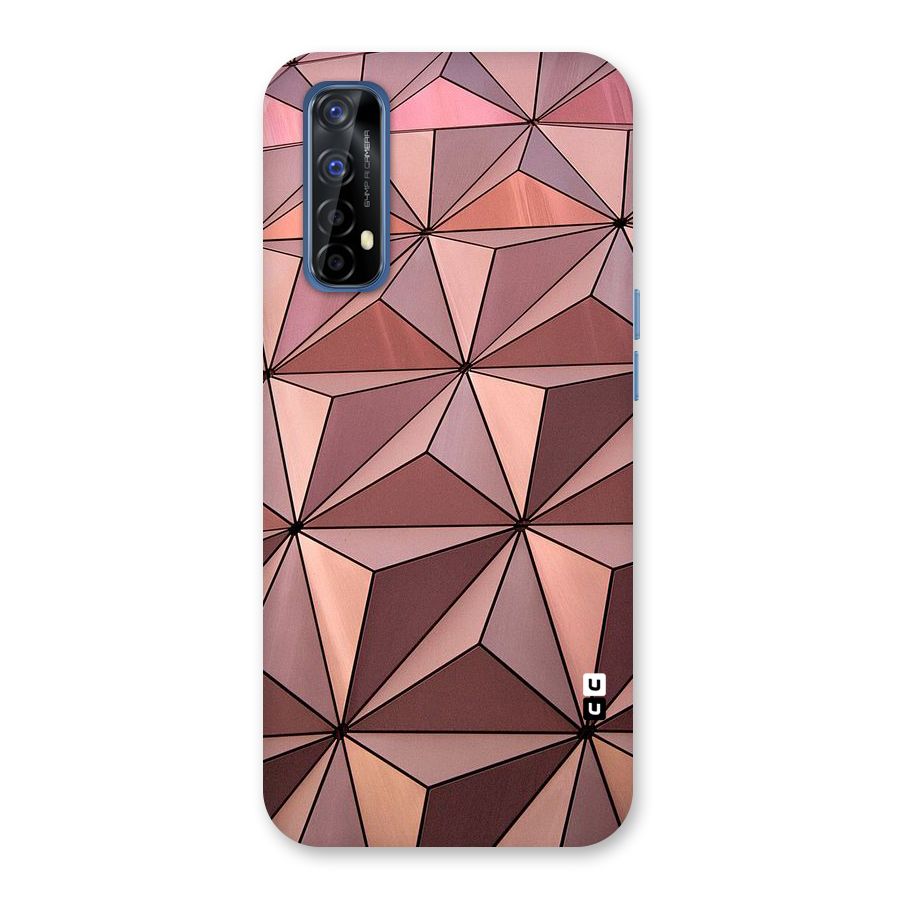 Rosegold Abstract Shapes Back Case for Realme Narzo 20 Pro