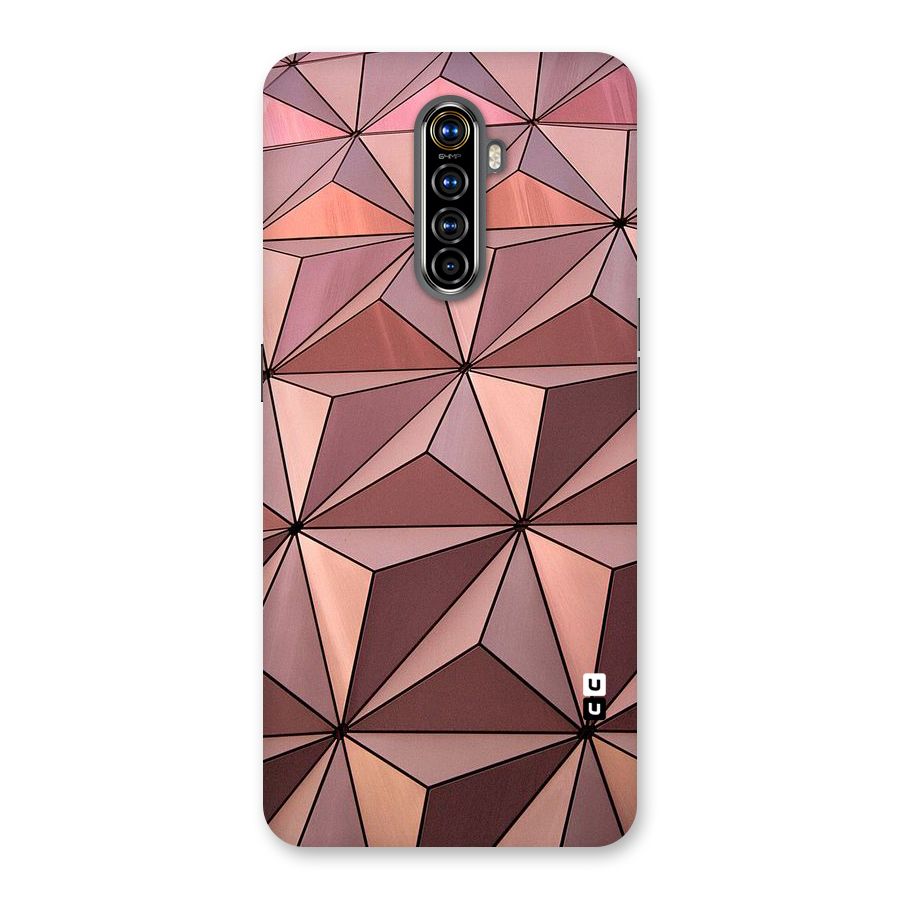 Rosegold Abstract Shapes Back Case for Realme X2 Pro