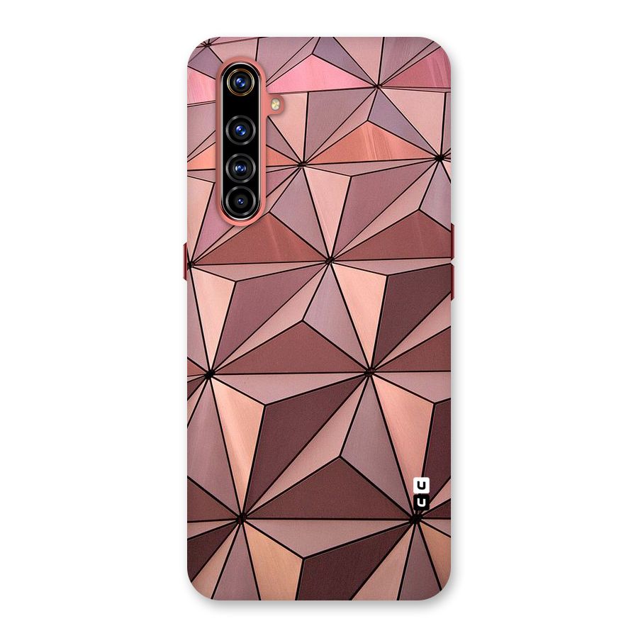 Rosegold Abstract Shapes Back Case for Realme X50 Pro
