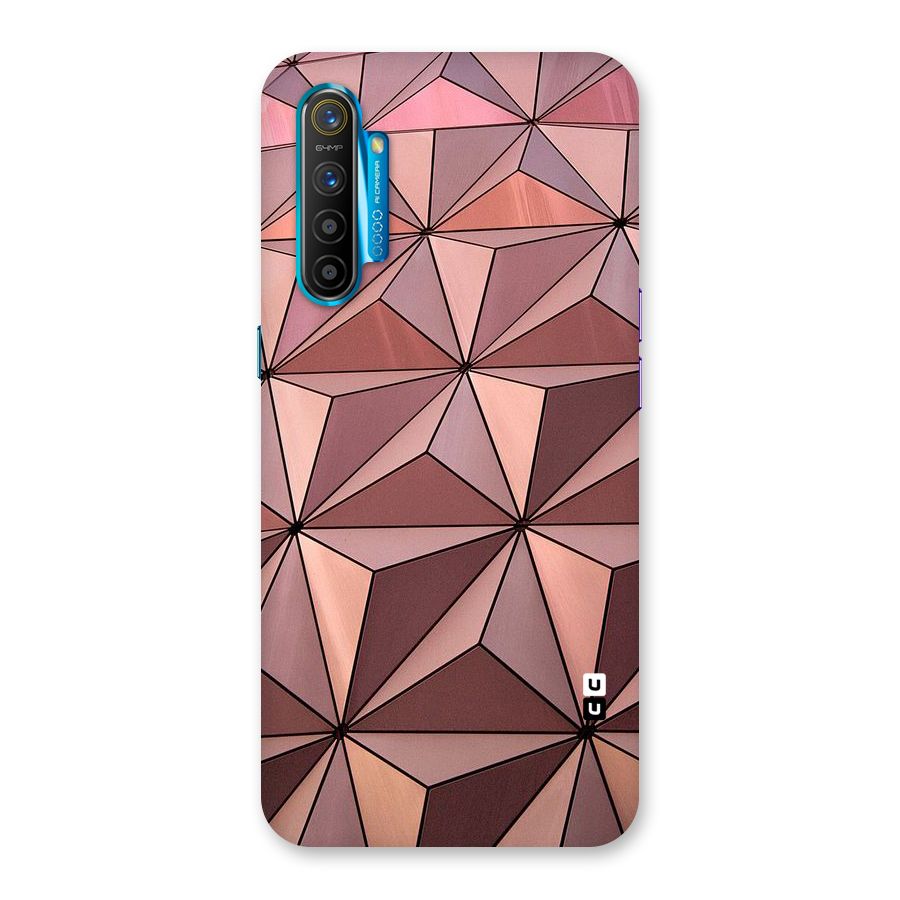 Rosegold Abstract Shapes Back Case for Realme XT
