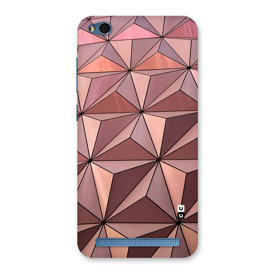 Rosegold Abstract Shapes Back Case for Redmi 5A